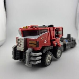 Transformers Cybertron Galaxy Force Optimus‎ Prime Action Figure Red Blue